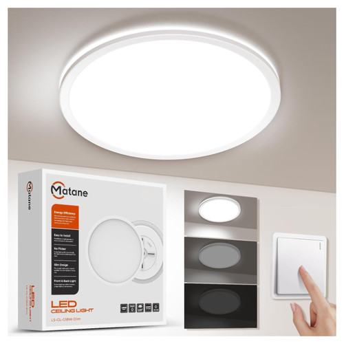 Led deckenleuchte 18w dimmbar - 18w,