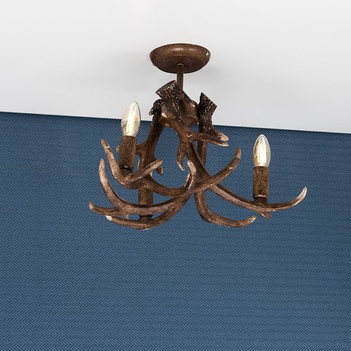 Geweih design decken leuchte - design,