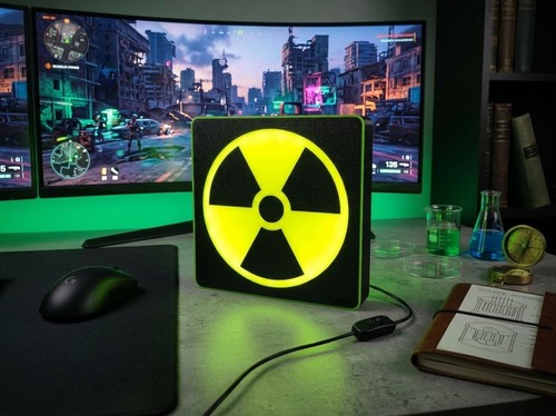 Radioactive gamer lamp - gamer, 3d