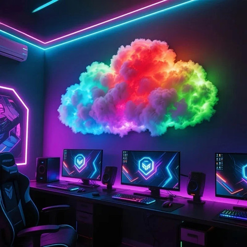 Wolke led leuchte - wolke, schlafzimmer