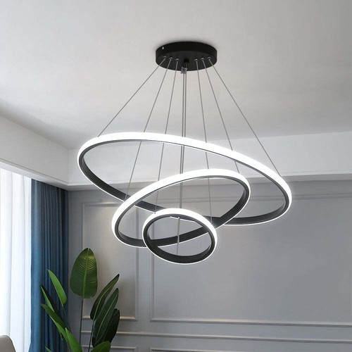 Farbige led pendelleuchte - 3-farbige,